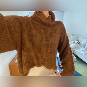 Oversized American eagle burnt orange sweater